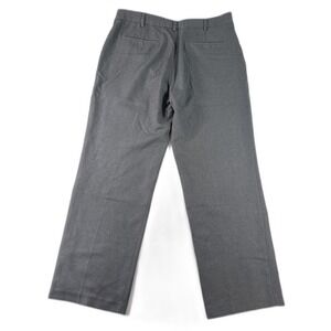 Van Heusen Studio Charcoal Pants 36 36/29 Gray 100% Polyester Classic‎ Fit Slim